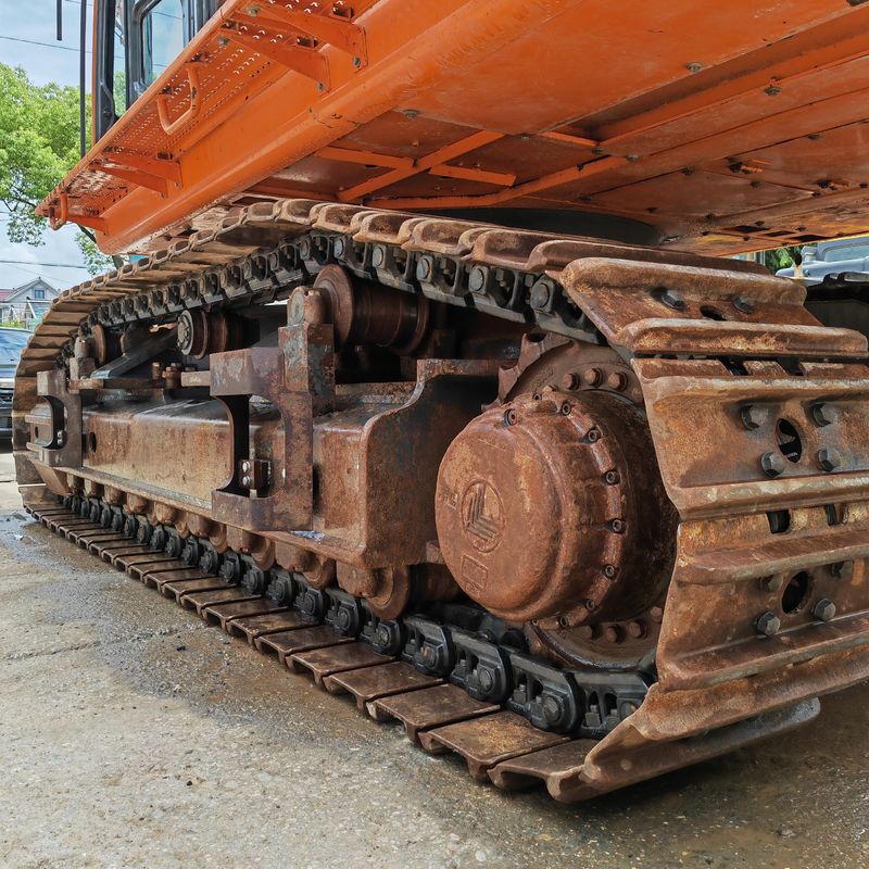 Doskonała jakość Wyposażony hydrauliczny grabarz DOOSAN DH500/używany doosan dh 500 w sprzedaży