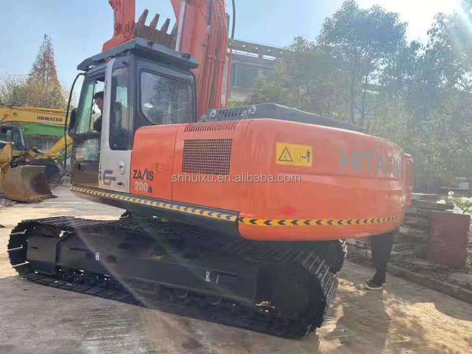 Hitachi w magazynie W dobrym stanie Hitachi ZX200-5 używany Hydraulic crawler excavator/Used digging machine Hitachi ZX200-5 Tania cena