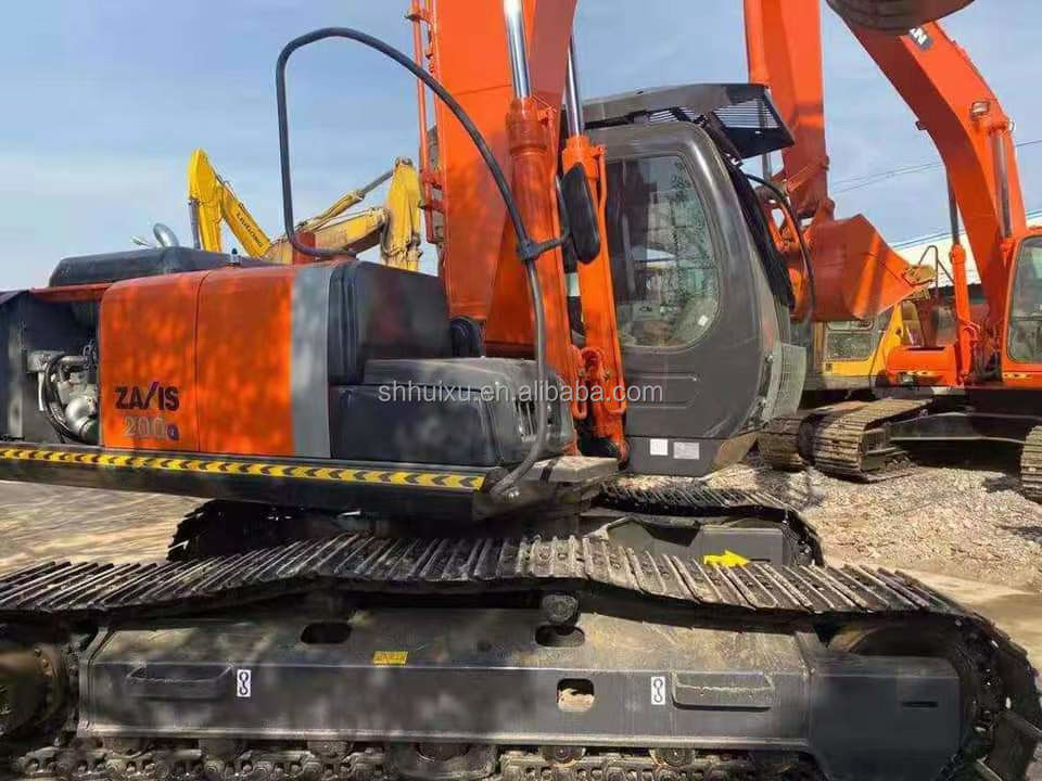 Hitachi w magazynie W dobrym stanie Hitachi ZX200-5 używany Hydraulic crawler excavator/Used digging machine Hitachi ZX200-5 Tania cena