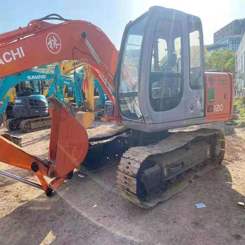Hitachi w magazynie Najlepiej sprzedający się Hitachi EX120 używany Hydraulic crawler excavator/Used digging machine Hitachi EX120 Tańsza cena