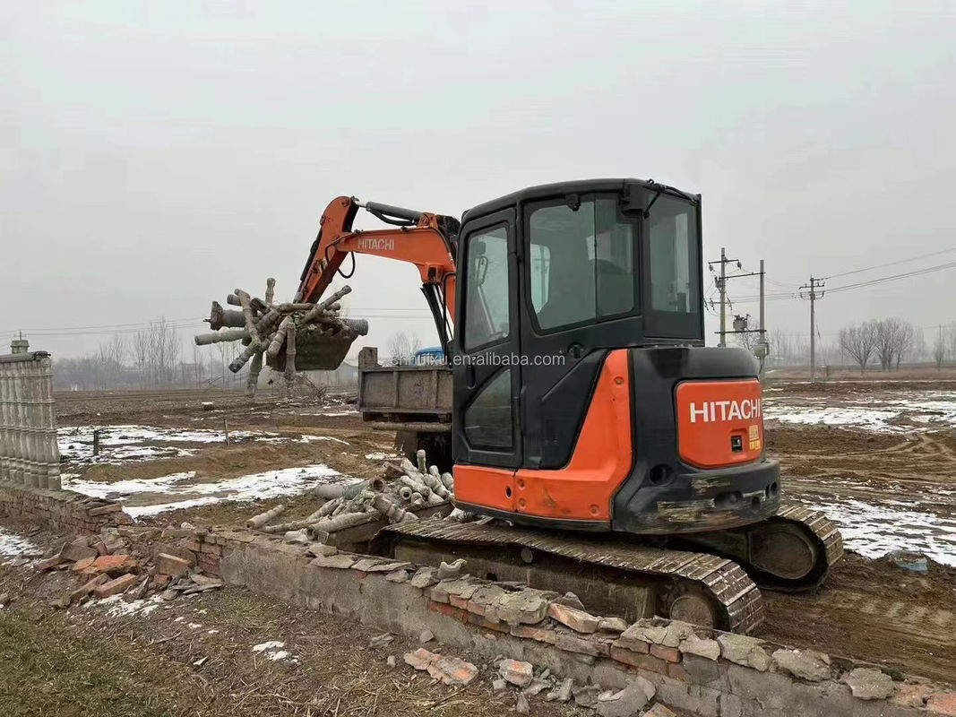 Hitachi Gorąca sprzedaż Używany mini kopar Hitachi ZX55U Tania cena/Dobra jakość Hitachi ZX55U Używany hydrauliczny grabarz
