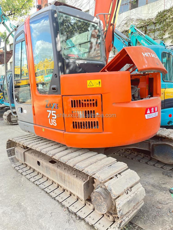 Hitachi w magazynie Japonia pochodzenie Hitachi ZX75 W drugiej ręce hydrauliczne grabarz/Used mini grawer Hitachi ZX75 ładna jakość Tania cena