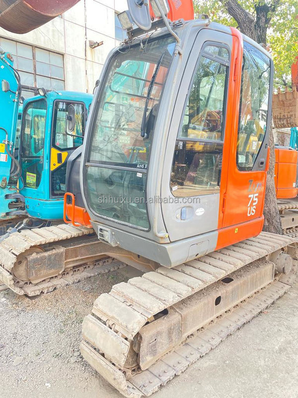 Hitachi w magazynie Japonia pochodzenie Hitachi ZX75 W drugiej ręce hydrauliczne grabarz/Used mini grawer Hitachi ZX75 ładna jakość Tania cena