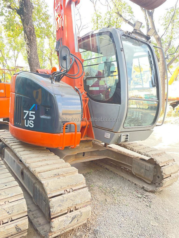 Hitachi w magazynie Japonia pochodzenie Hitachi ZX75 W drugiej ręce hydrauliczne grabarz/Used mini grawer Hitachi ZX75 ładna jakość Tania cena