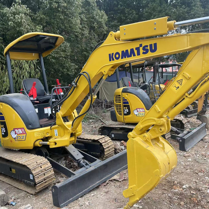 Używany, w doskonałym stanie, komatsu pc35 w magazynie. Używany, komatsu pc35 pc55 pc56 pc70 chiński tani ekskawator.