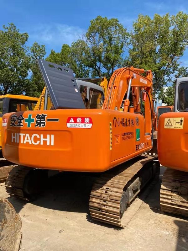 Bestseller HITACHI ex120 Hydraulic crawler excavator Second hand Ładna jakość/użyte maszyny do kopania HITACHI ex120 hot sale