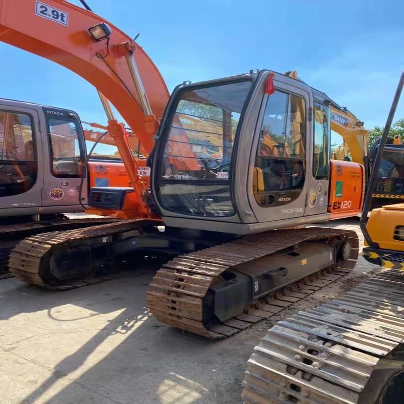 Bestseller HITACHI ex120 Hydraulic crawler excavator Second hand Ładna jakość/użyte maszyny do kopania HITACHI ex120 hot sale