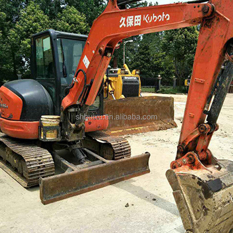 Stosowany mini koparz Kubota55 pochodzenie japońskie niska cena/W drugiej ręce hydrauliczny drapacz Koparz Kubota55 Wysoka jakość