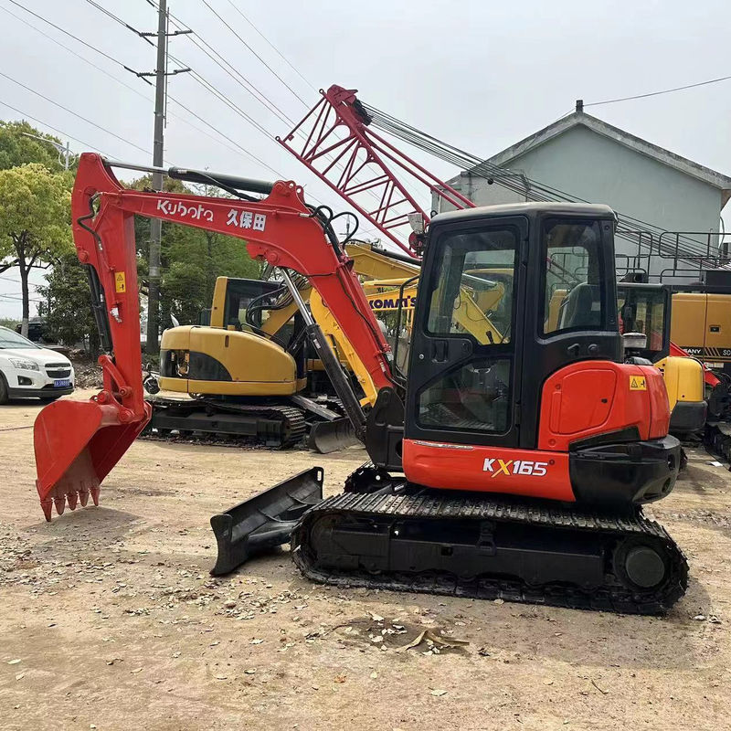 Stosowany mini koparz Kubota165 pochodzenie japońskie niska cena/od użycia hydrauliczny żeglarz Koparz Kubota165 Wysoka jakość