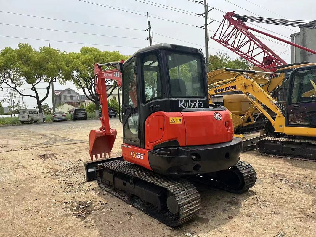 Stosowany mini koparz Kubota165 pochodzenie japońskie niska cena/od użycia hydrauliczny żeglarz Koparz Kubota165 Wysoka jakość