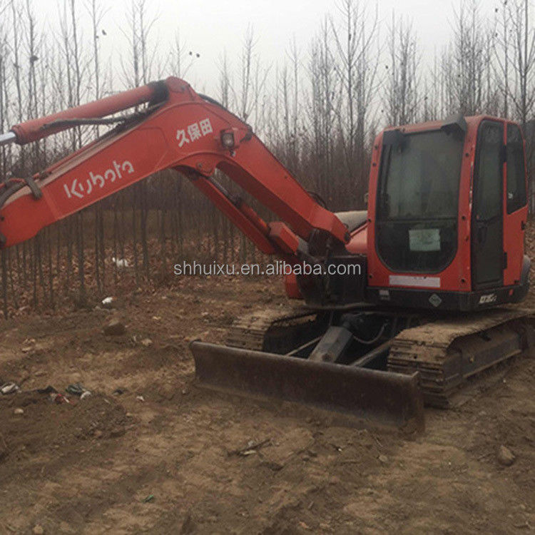 Wysokiej jakości używany mini koparz Kubota185 pochodzenia japońskiego tanio cena używany hydrauliczny grabarz.