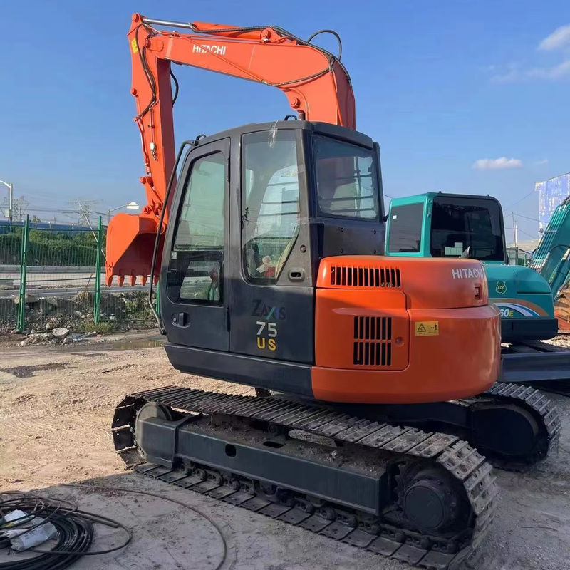 Ekskawator używany Hitachi 75 digger małe używane maszyny 7,5 tony hydrauliczne ekskawator mini ekskawator