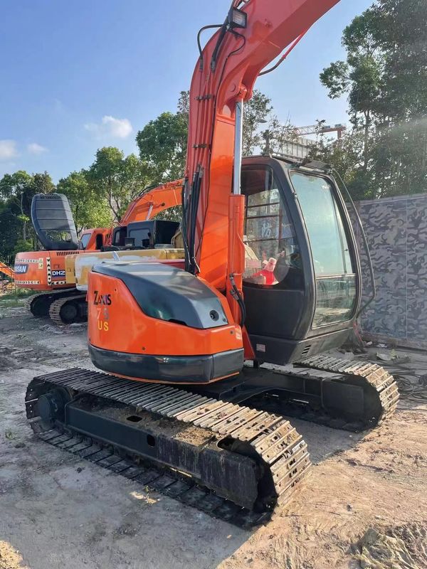 Ekskawator używany Hitachi 75 digger małe używane maszyny 7,5 tony hydrauliczne ekskawator mini ekskawator