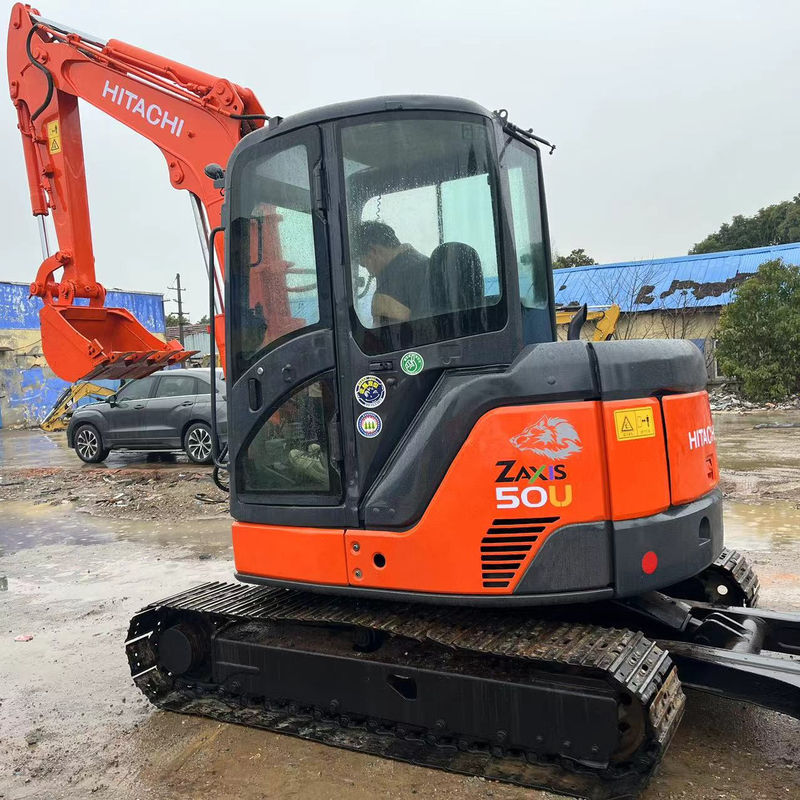 Najlepszy mini wykopalnik Hitachi 50U wykopalnik mała używana maszyna 5 ton mała cena wykopalnika mini wykopalnik na sprzedaż