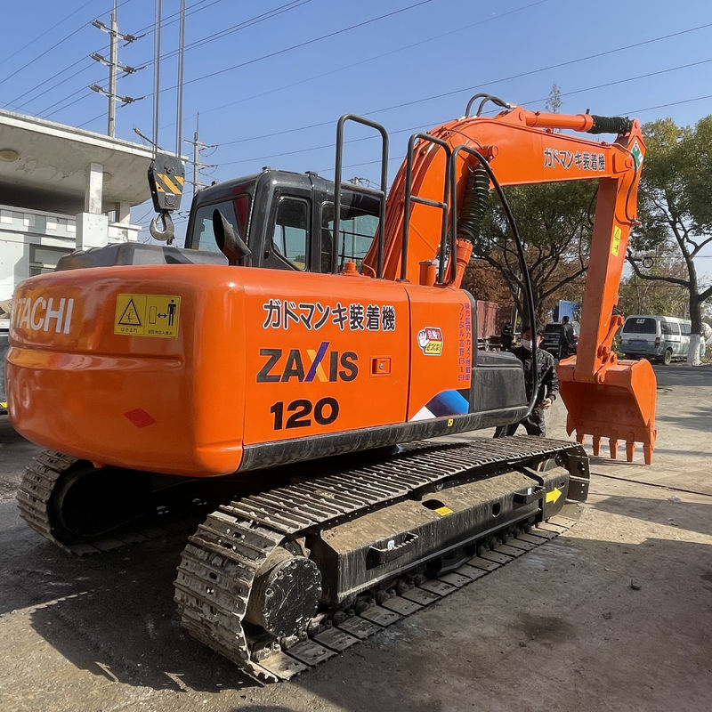 Stosowane koparki Hitachi ZX120 maszyny do kopania 12tony używane koparki budowlane Hitachi ZX120 maszyny budowlane