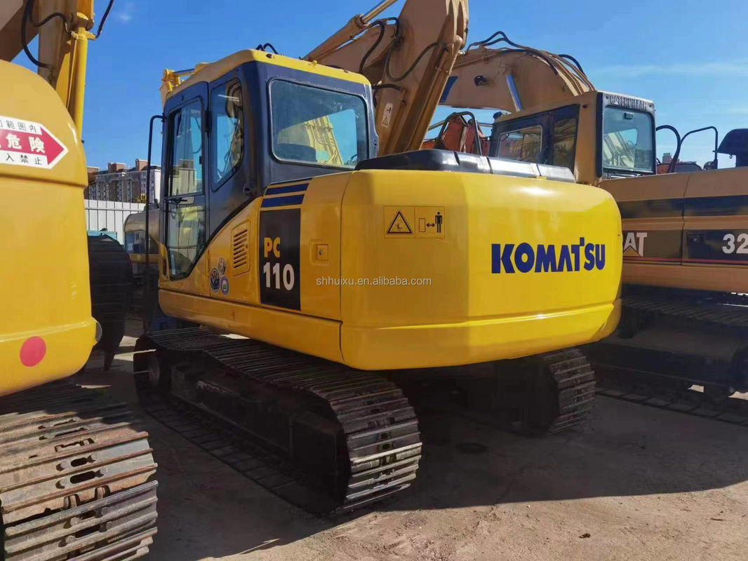 Ręcznie używane koparki do ziemi Komatsu PC110 używane maszyny ręcznie używane koparki do otworów w drzwiach używane koparki do sprzedaży