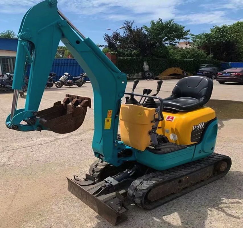 Używane Mini Ekskawatory z długimi godzinami pracy i niskimi cenami na gorącą sprzedaż 1ton KUBOTA U10 Excavator Crawler