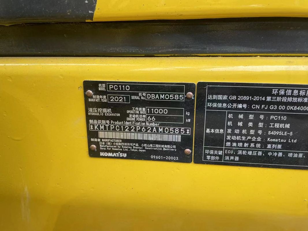 Ręcznie używany koparz Ziemi Komatsu PC130 używane maszyny 13 ton ręcznie używane koparki do otworzenia otworów