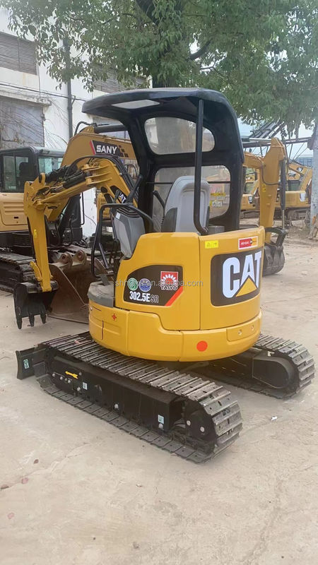 Użyte Mini Excavator Caterpillar Cat 302.5 Excavator 2 tony Mikro wielofunkcyjne maszyny w gorącej sprzedaży CAT 303 Caterpillar w magazynie Cat 306 Excavator