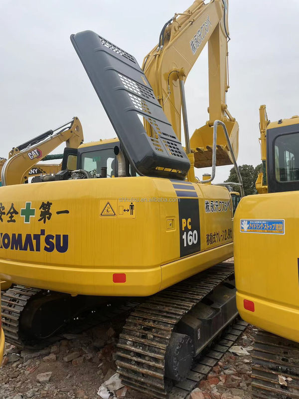 Ręcznie używane koparki do ziemi Komatsu PC160 używane maszyny 16 ton ręcznie używane koparki do otworów w drzwiach używane koparki do sprzedaży