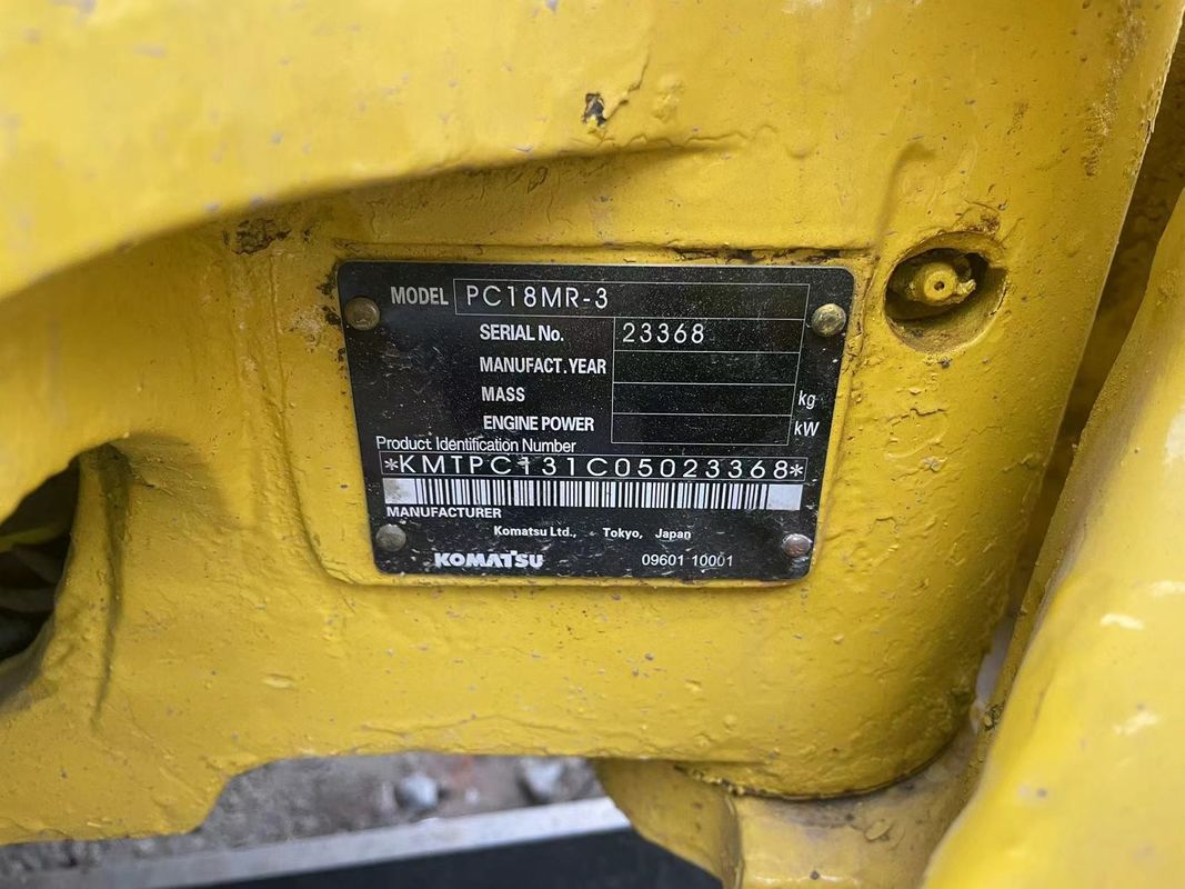 Stosowany mini grabarz Komatsu PC18 mały grabarz używane maszyny mini grabarz używany używany grabarz z drugiej ręki na sprzedaż