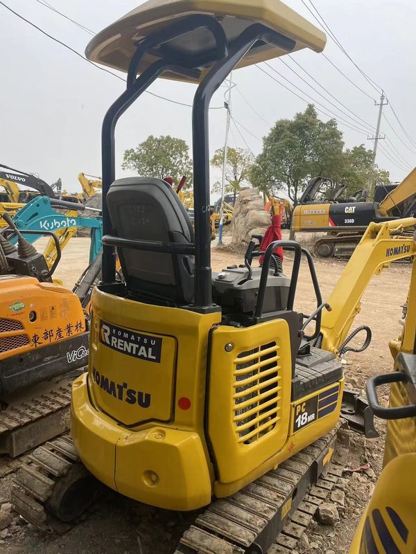 Stosowany mini grabarz Komatsu PC18 mały grabarz używane maszyny mini grabarz używany używany grabarz z drugiej ręki na sprzedaż