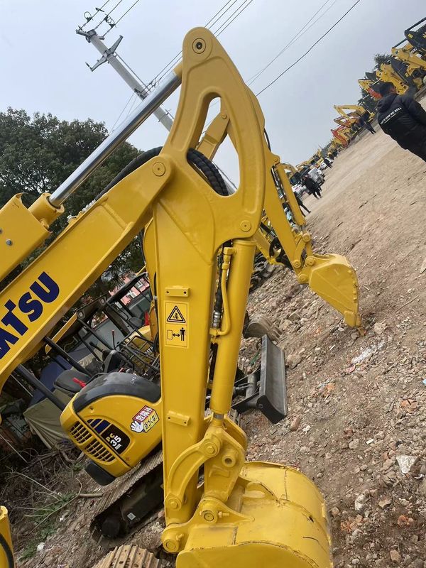 Stosowany mini grabarz Komatsu PC35 bez kabiny mały grabarz używane maszyny mini grabarz używany używany grabarz do sprzedaży
