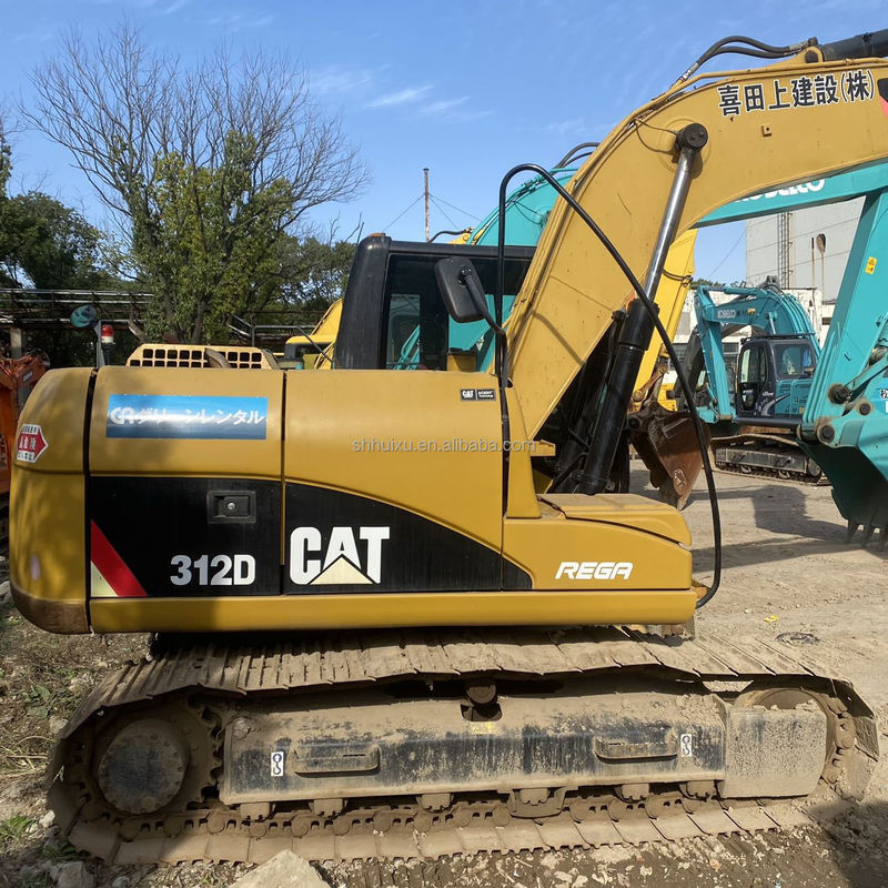 Wyposażone koparki CAT 312d, dobrej jakości.