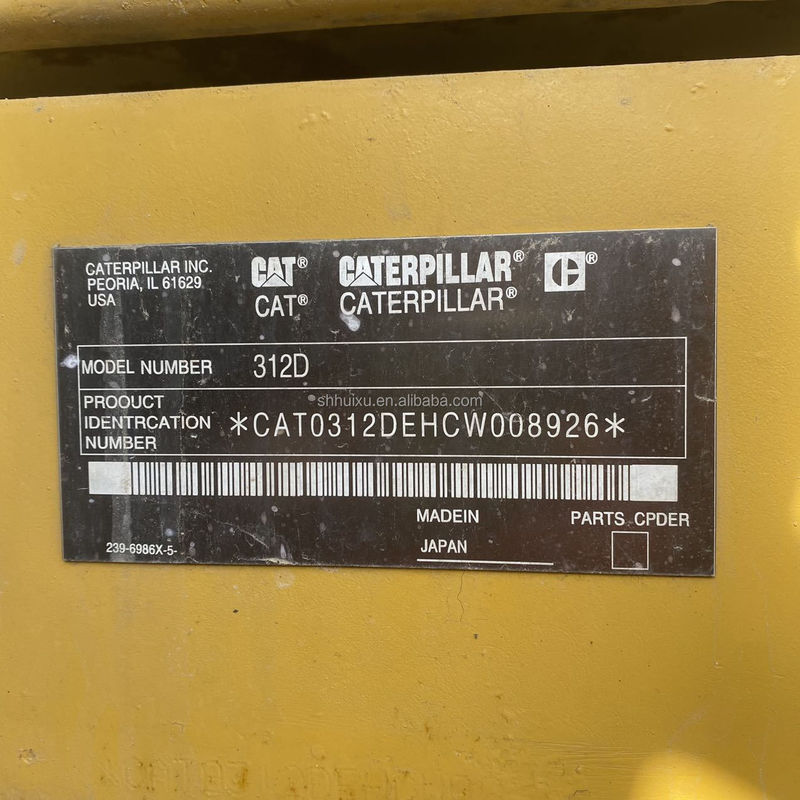Wyposażone koparki CAT 312d, dobrej jakości.