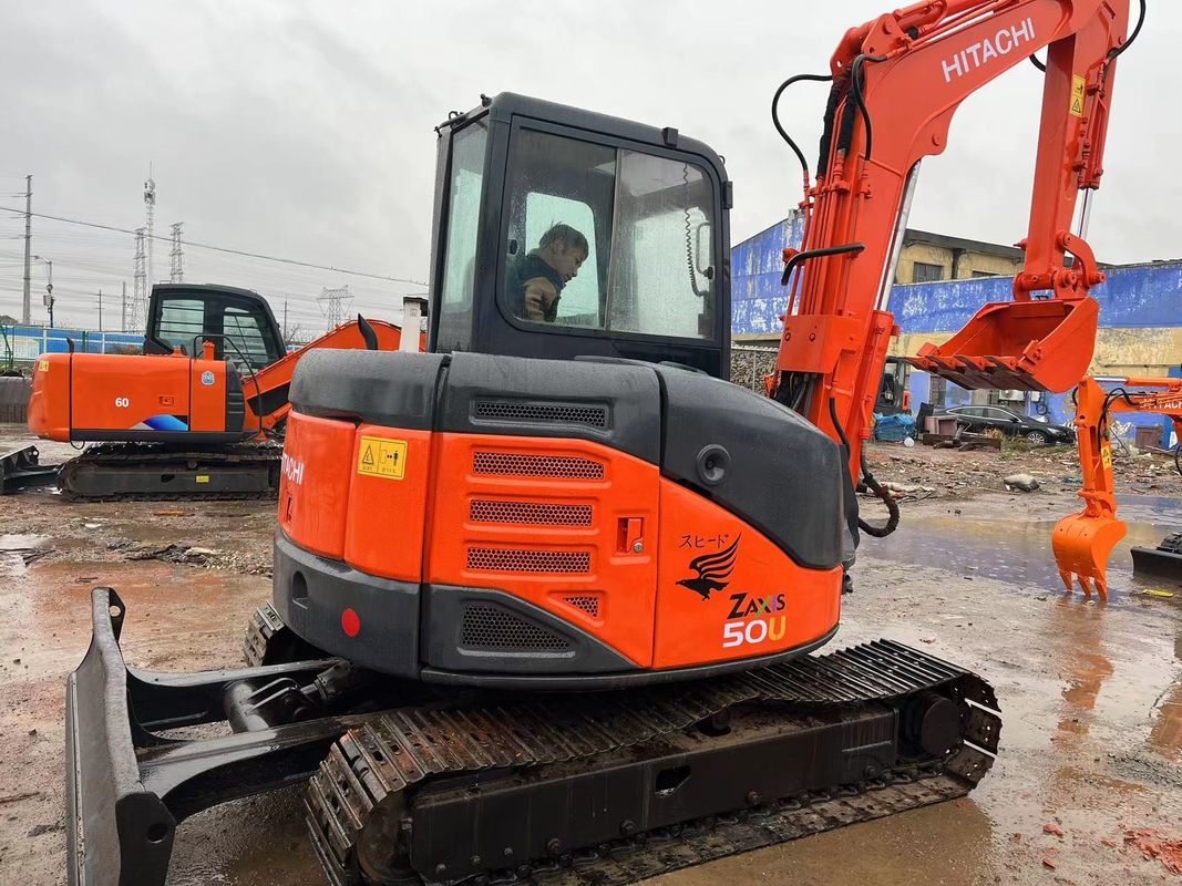 Używane mini koparki Hitachi 50U koparka małe używane maszyny 5 ton użyte ręcznie używane gumowe tory mini koparki