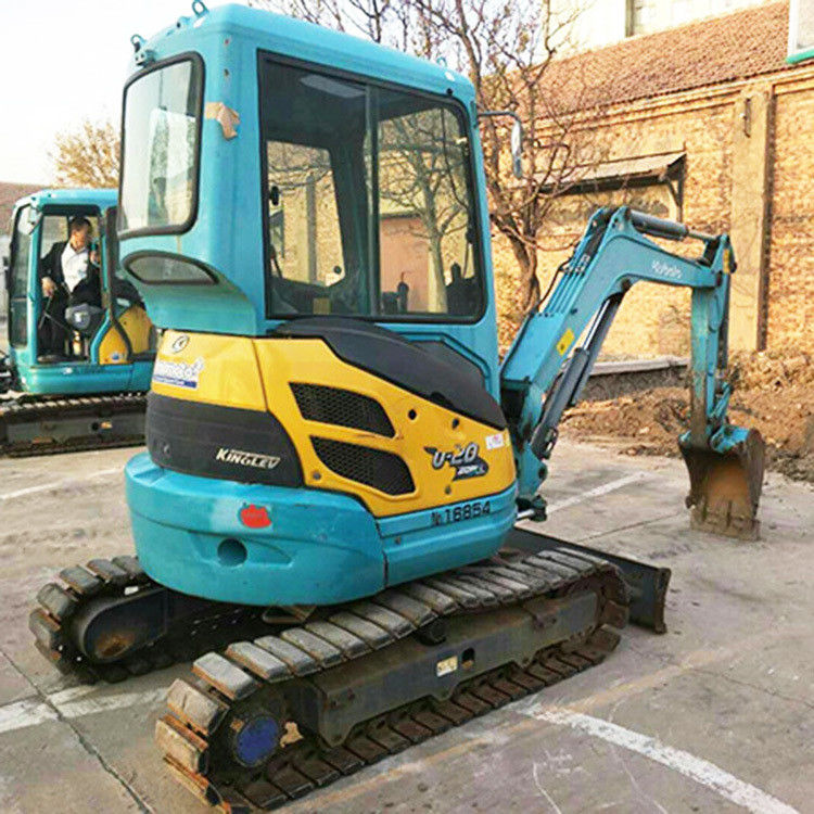 2tonowa Ekskawatorka używana Kubota U-20 Crawler w dobrym stanie KUBOTA U-20 mini używana ekskawatorka z małym koparzem