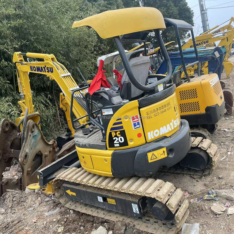 niska cena w magazynie mini koparka Komatsu PC20 bez kabiny koparka Japonia Stosowany Komatsu hydrauliczny mini koparka