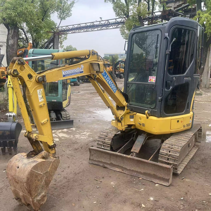 Najlepszy mini grabarz Komatsu PC20 z kabiną mały koparz używane maszyny grabarze mini mini mały grabarz