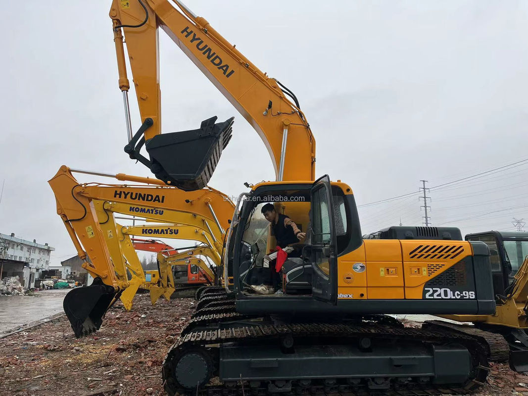 Maszyna budowlana używana hydrauliczna Excavator Hyundai 225-9 marka Korea