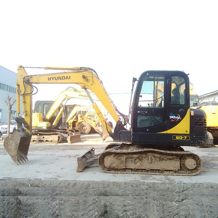 6 ton Hyundai używane koparki kołowe R60-7 Hyundai używane koparki Crawler 60