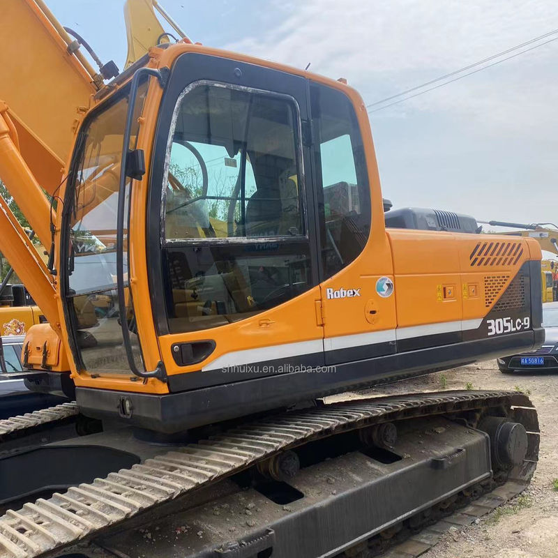 R375 210 220 305 350 375 Grabiarki wędrowne używane Hyundai ciężkie grabiarki