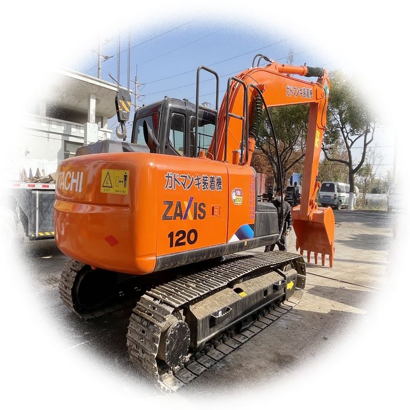 używana maszyna użytkowana koparka HITACHI 120 w niskiej cenie do sprzedaży