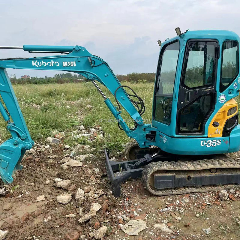 Niski czas pracy Kubota U35S koparka sprzedaż używany koparz z wysokiej jakości silnikiem i pompą koparka używany tani używany sprzęt