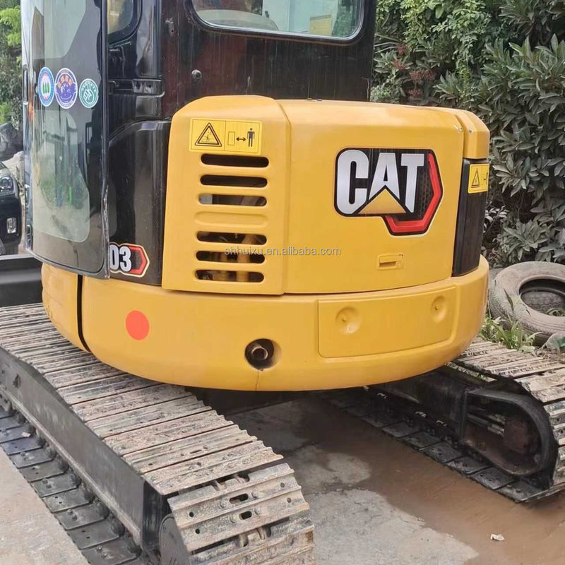Używany mini wykopacz CAT303 z kierownicą kabiny ręczny koparz ziemi China mini koparz