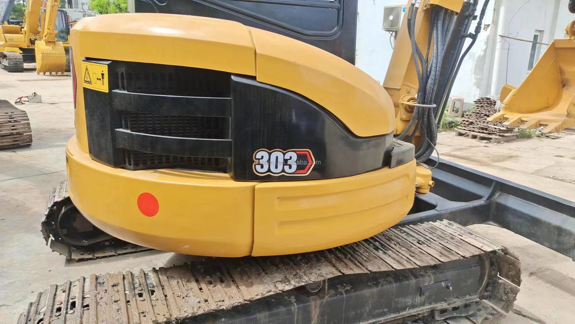 Używany mini wykopacz CAT303 z kierownicą kabiny ręczny koparz ziemi China mini koparz