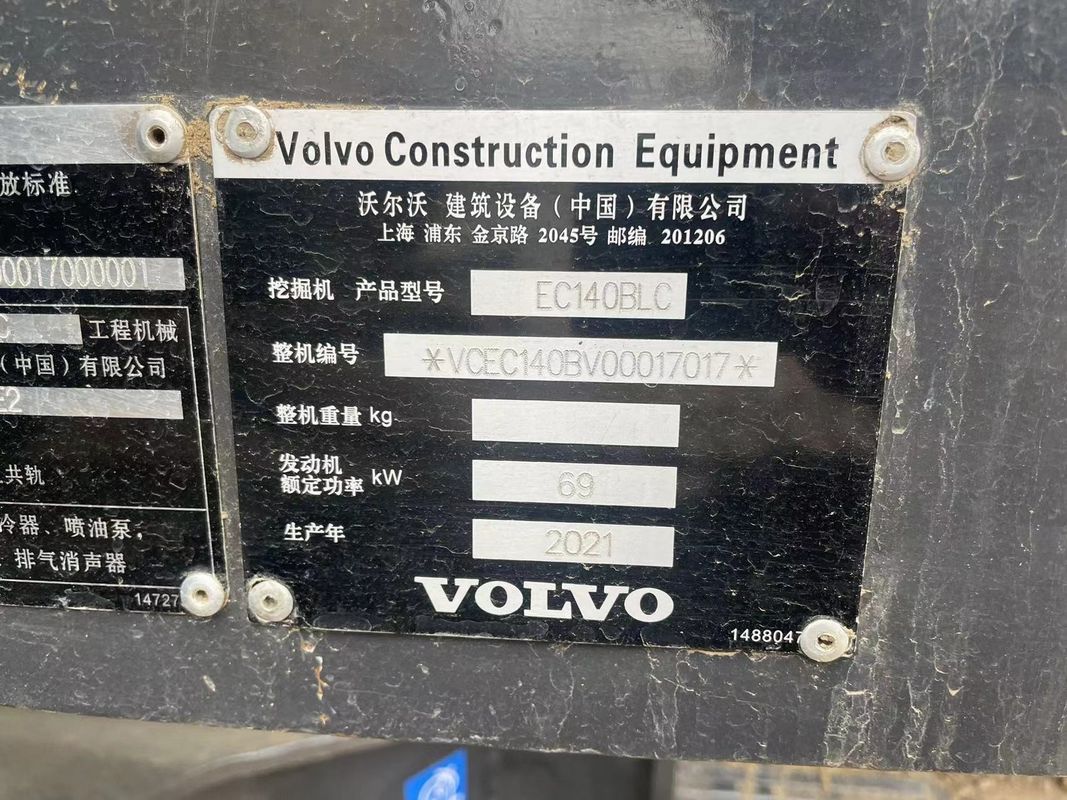 Sprzedaż używanej koparki Volvo EC140DL koparka używane maszyny koparka Volvo używana koparka używana