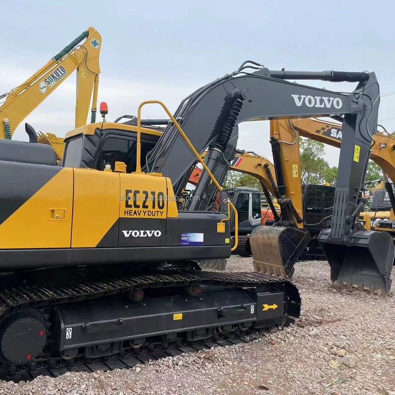 Sprzedaż używanej koparki Volvo EC210 koparka użyte maszyny 21 ton koparka Volvo użyte koparka z drugiej ręki