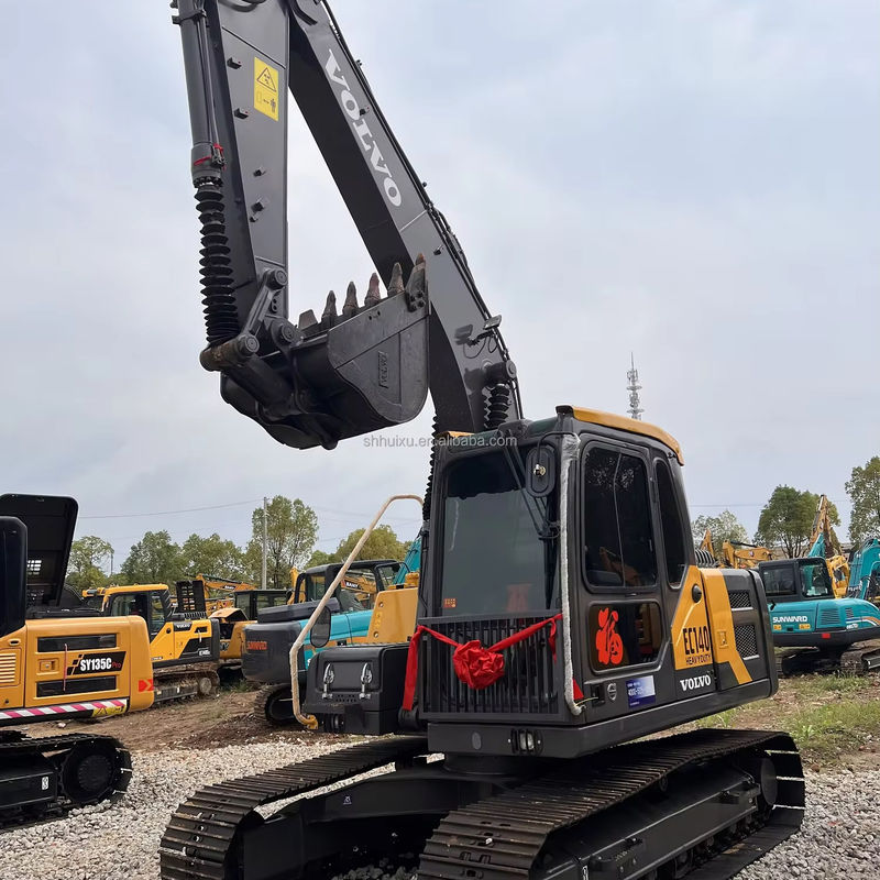 Stosowany grabarz Volvo 140 Maszyna do kopania z drugiej ręki 14000KG 0,19m3 Pojemność wiadra