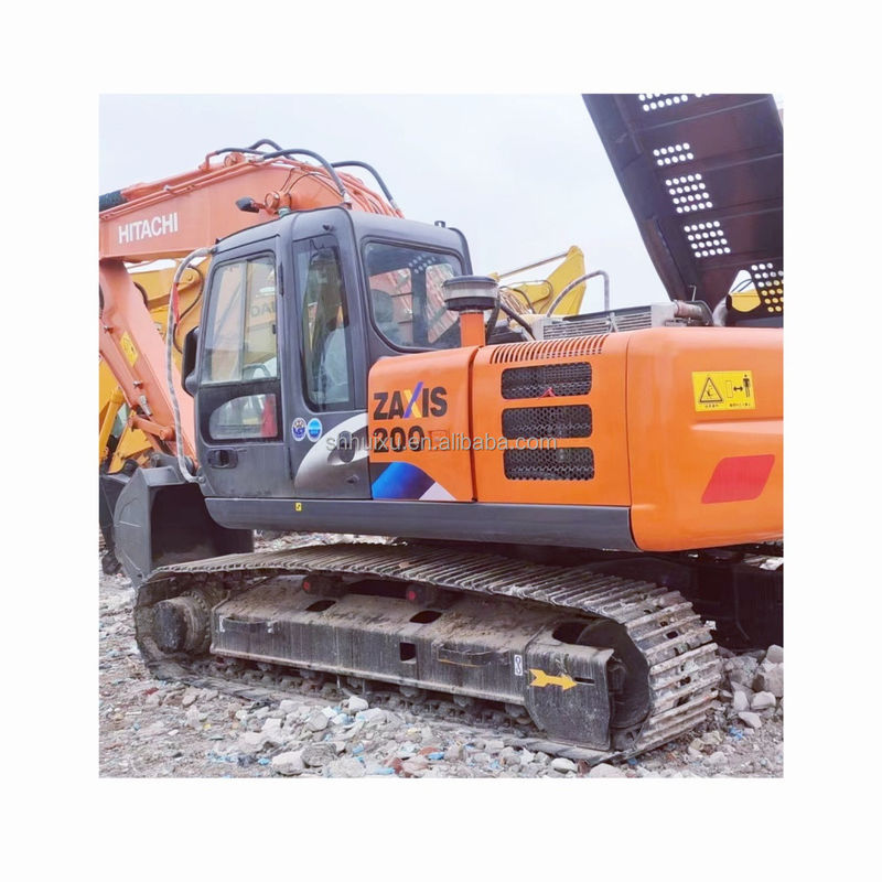 Stosowany japoński Hitachi Ex200 Crawler Grabarz budowy używany w dobrym stanie Hitachi zx200