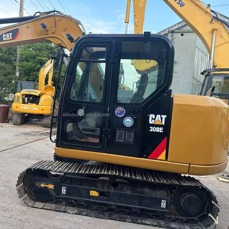 Używany bagator CAT 308E 307E 306E 305E, kategoria 306 E 306D 307D 308 linii rozbiórkowej,minibagator CAT 306E2 z dozerem