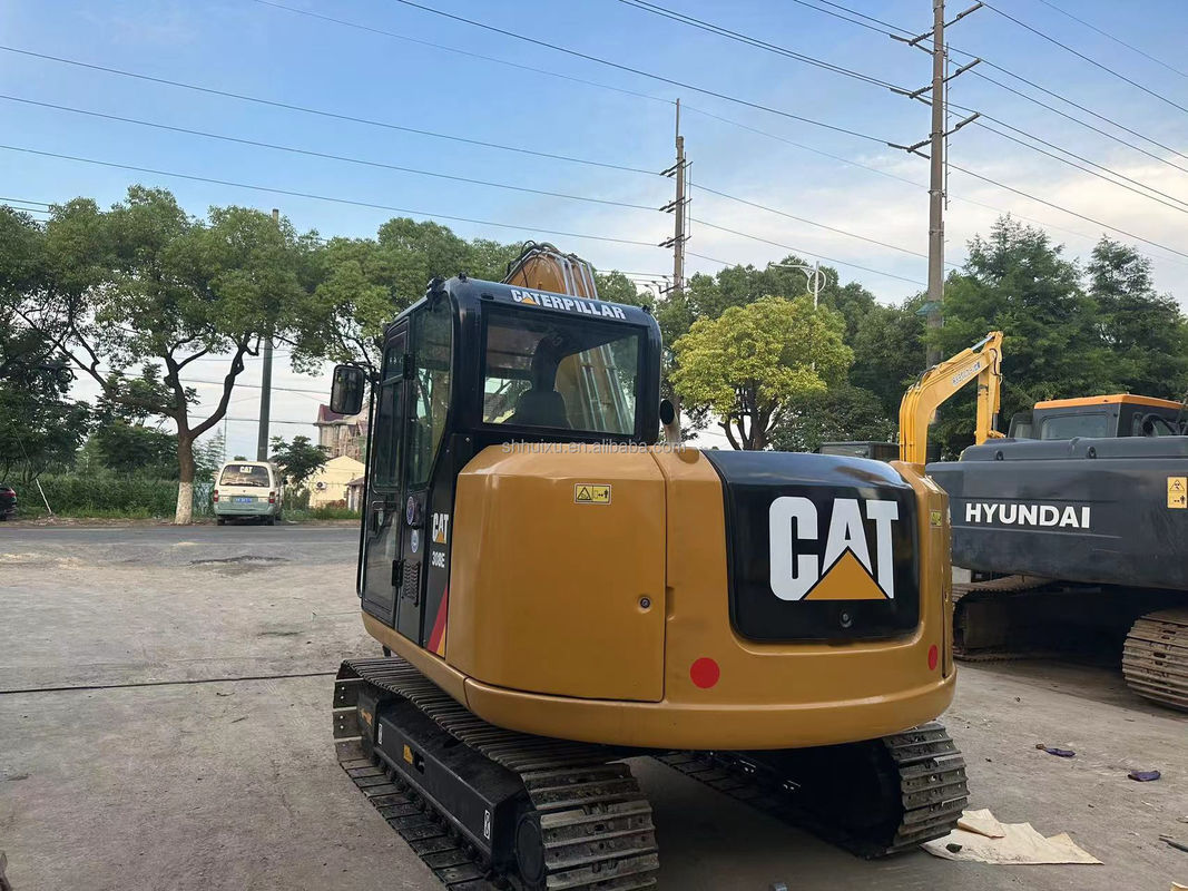Używany bagator CAT 308E 307E 306E 305E, kategoria 306 E 306D 307D 308 linii rozbiórkowej,minibagator CAT 306E2 z dozerem