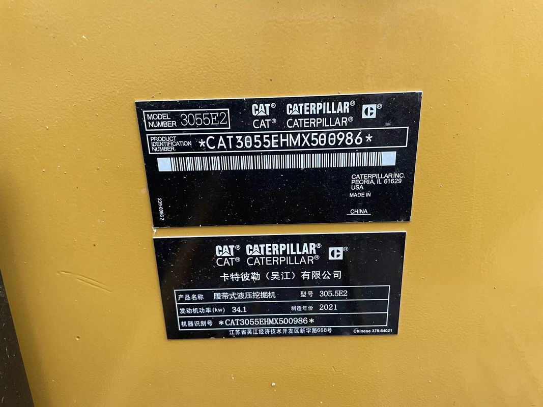 Wykorzystane koparki CAT305.5 koparki używane maszyny 5,5tony kot koparki użyte koparki użyte cat3055