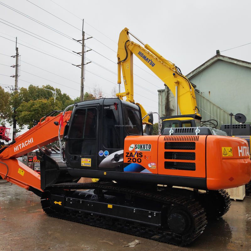 Ekskawator Hitachi ZX200 Digger używany budownictwo maszyny do przemieszczania ziemi niskiej cenie używany ekskawator