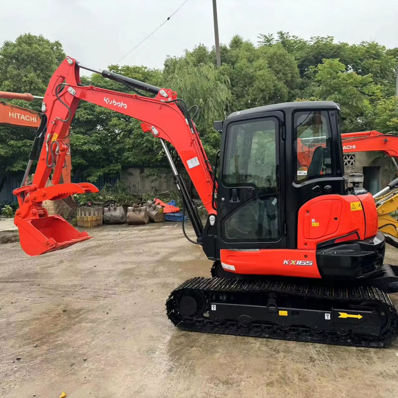 Niska cena używany koparz 6,5tony hydrauliczny KUBOTA KX165 koparz używany KUBOTA165 koparki oryginalne Japonia na sprzedaż