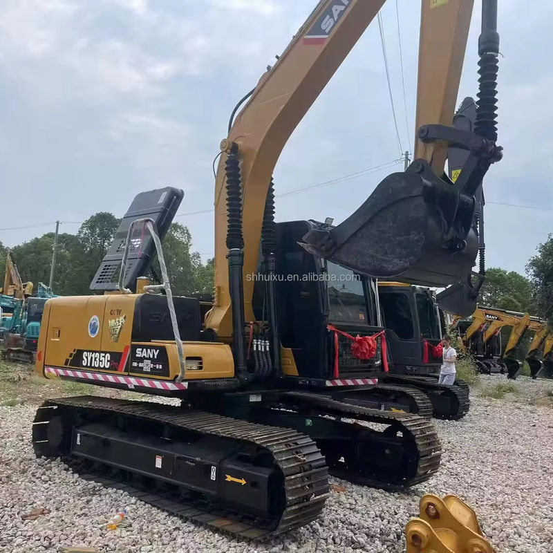 Stosowany Excavator hydrauliczny Sany 135 China Brand EPA Certyfikacja maszyna budowlana